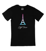 Eiffel Tower Siyah Tişört