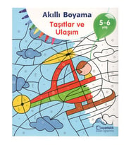 5-6 Yaş Akıllı Boyama Taşıtlar ve Ulaşım Uçanbalık Yayınları
