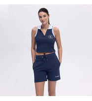 Ellesse Kadın Lacivert Pamuklu Polo Yaka Tişört – EF401-NV