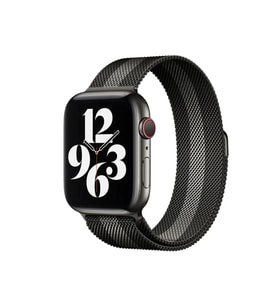 Newface Apple Watch 38mm Metal Mıknatıslı Kordon - Siyah-Beyaz