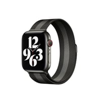 Newface Apple Watch 38mm Metal Mıknatıslı Kordon - Siyah-Beyaz