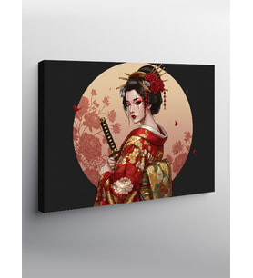 Kanvas Tablo Geleneksel Japon Geisha