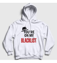 Presmono Unisex Beyaz My The Blacklist Kapüşonlu Sweatshirt 183601tt