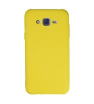 Galaxy J7 Kılıf Nano Içi Kadife Silikon - Sarı