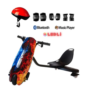 Citymate Drift Car Elektrikli Kaykay Bluetooth Dirift Kar Hoverboard Scooter + Koruma Ekipmanı D10