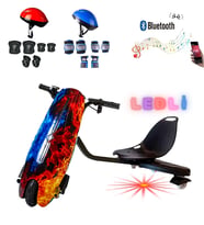Citymate Drift Car Elektrikli Kaykay Bluetooth Dirift Kar Hoverboard Scooter + Koruma Ekipmanı D10