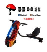 Citymate Drift Car Elektrikli Kaykay Bluetooth Dirift Kar Hoverboard Scooter + Koruma Ekipmanı D10