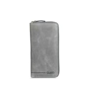Guard Antik Gri Fermuarlı Portföy Cüzdan - GRD2403XW22190 (Renksiz)