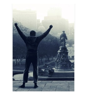 Rocky B. Tablo Ahşap Poster Dekoratif