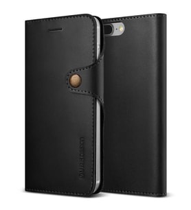VRS Design iPhone 8 Plus /7 Plus ile Uyumlu Native Diary Kılıf Black