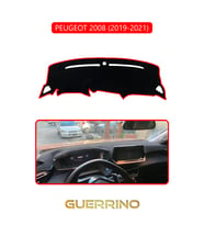 PEUGEOT 2008 (2019-2021)TORPİDO KORUMA HALISI KIRMIZI KENAR