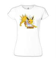 Pokemon Go - Jolteon Beyaz Bayan Tshirt