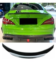 Mercedes CLA W117 PSM Bagaj Üstü Spoiler Parlak Siyah Spoyler Plastik İthal 2013-2019
