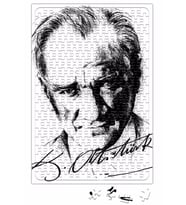 Atatürk İmzalı Puzzle 240 Parça Yapboz
