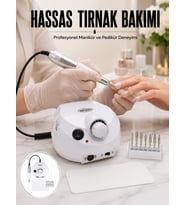 Profesyonel Tırnak Freze Makinesi Çok Fonksiyonlu Manikür Pedikür Seti Yeni Nesil