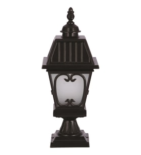 AVONNI BSU-68040-BSY-M2-OP Siyah Boyalı Dış Mekan Aydınlatma E27 Aluminyum Cam 23cm