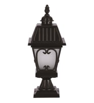 AVONNI BSU-68040-BSY-M2-OP Siyah Boyalı Dış Mekan Aydınlatma E27 Aluminyum Cam 23cm