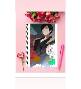 Durarara Anime Defter 1 Adet Özel Tasarım A4 Boyutu Telli Kareli Defter 21*29 Cm