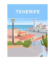 Tenerife, Candelaria - Ispanya Kanarya Adaları Tablo Ahşap Poster Dekoratif