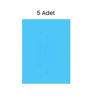 Fosforlu Fon Kartonu 5 Adet 50x70 Mavi