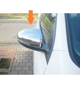 VW Touran Krom Ayna Kapağı 2 prç. 2009-2015 P. Çelik