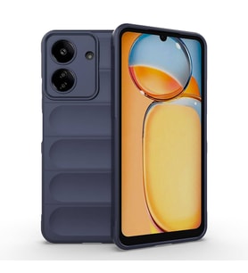 Xiaomi Poco C65 Uyumlu Kılıf Esnek TPU Oyuklu Arka Yüzey Tasarımlı Zore Etnik Silikon Kapak