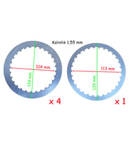Rks R250 Debriyaj Ara Sacı 4+1