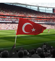 Sopalı Türk Bayrağı 100x150 Yüksek Kalite Çift Tarafllı Fabrikasyon Baskı Alpaka kumaş