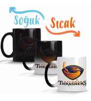 Atlanta Thrashers Sihirli Kupa Bardak Porselen