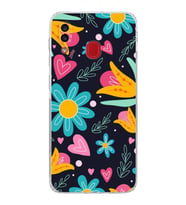 PrintiFy Samsung Galaxy A20 ile Uyumlu Retro Color 1  Kamera Korumalı Şeffaf  Kılıf