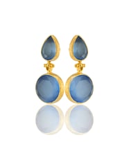 Kadir Jewellery 22 Ayar Altın Kaplama Vintage Küpe -El İşçiliği Ve Hipoalerjenik Küpe
