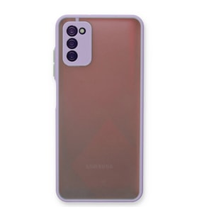 Samsung Galaxy A03s Kılıf Montreal Silikon Kapak - Mor