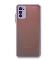 Samsung Galaxy A03s Kılıf Montreal Silikon Kapak - Mor