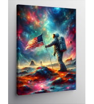 Kanvas Tablo Uzayda Astronot
