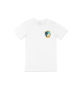 Let's Go Travel Cep Logo Tasarımlı Beyaz Tişört