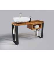 Ntconcept Sin Masif Ahşap Lavabo Dolabı Hilton
