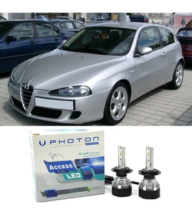 Alfa Romeo 147 Led Xenon Uzun Far Ampulü H7 Access Yeni Seri Beyaz