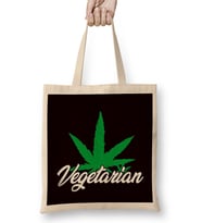 Vegetarian Vegan Veganism Animal Rights Meatless Food Veggie Bez Çanta Uzun Saplı
