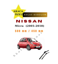 Nissan Micra  (2005-2010) Araca Özel Silecek Ön İki