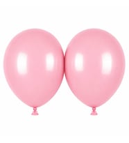Pembe Renk Lateks makaron Balon (45 cm) - 2 Adet