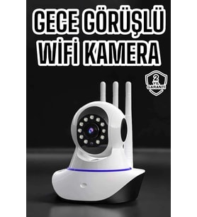 Ev Kamerası Wifi Kamerası Video Kayıt Çift Yönlü Hareket Sensörü Bebek