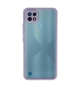 Realme C21 Kılıf Montreal Silikon Kapak - Mor