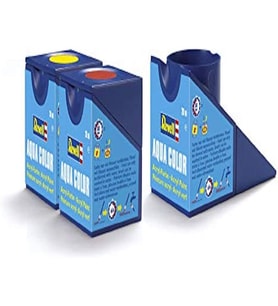 Revell - Su Bazlı Maket Boyası Gümüş Metalik 18 Ml (36190) (Krem)