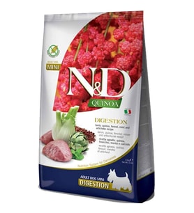 N&D Kinoa Digestion Mini Kuzu Kinoa Aromalı Hassas Sindirim Küçük Irk Köpek Maması 2,5 Kg