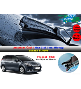 Peugeot 5008 Muz Silecek Takımı 2009-2016