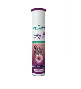 Velavit V-Effer D3 with L-Cysteine 20 Efervesan Tablet