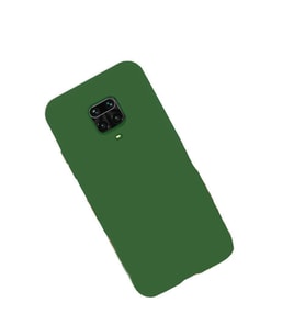 Redmi Note 9S ile Uyumlu Cappy Silikon Kılıf Haki