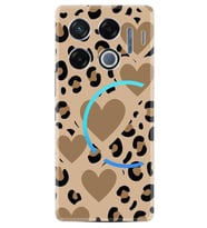 Infinix GT 20 Pro Kılıf Boutique Baskılı Resimli Leopar Kalp Pcode -068