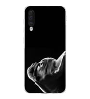 PrintiFy Samsung Galaxy A50s ile Uyumlu Köpek 1 Kamera Korumalı Şeffaf Kılıf