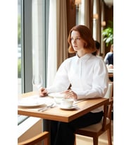 Kadın Düz Desenli Gömlek Yaka Uzun Kollu Casual Stil Günlük Kullanım Yaz Aylarının Vazgeçilmezi